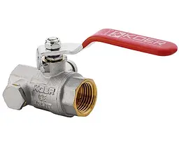 Кран кульовий з дренажем і відводом повітря Koer 1/2" ГГР KR.260 KR0152