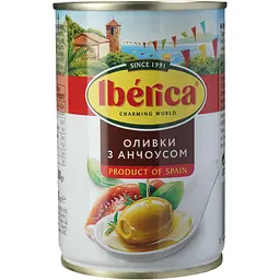 Оливки Iberica з анчоусом 300 г (223166) - мініатюра 2