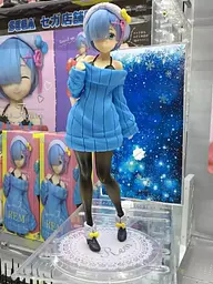 Фігурка Taito Re Zero Rem Knit Dress Жизнь в альтернативном мире с нуля Рем в голубом светре 23смnimeRZ 22.103 - мініатюра 4