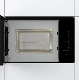Мікрохвильова піч Gorenje вбудовувана 25л 900Вт гриль дисплей інвертор чорний - мініатюра 5