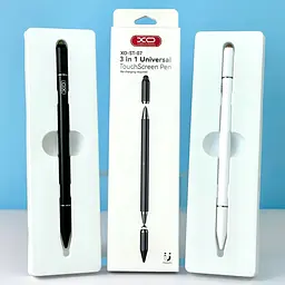 Стилус XO Pen ST-07 3 in 1 чорний - мініатюра 2