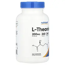 L-теанін Nutricost L-Theanine 200 мг 240 капсул - мініатюра 3