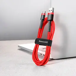 Кабель Baseus Cafule Micro-USB 2m Red (CAMKLF-C09) [82177] - мініатюра 6