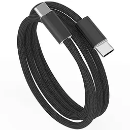 Дата кабель WIWU C101 Essen Type-C to Type-C 240W 1.5 м Black - мініатюра 4
