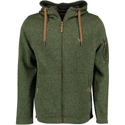 Кофта Orbis Textil Herrenjacke Strick-Fleece 3XL Зелений
