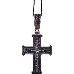 Золотий хрестик Харківська ювелірна фабрика Розп'яття Христа. 11541-ЧБЕЛ