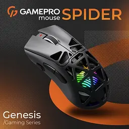 Мишка GamePro Genesis Spider Wireless/Bluetooth/USB Black (GM870B) - мініатюра 4