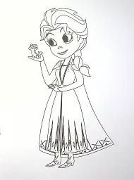 Disney Маля. Гра з кольором. Крижане серце - мініатюра 8