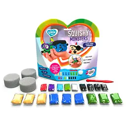 Набір для ліплення Lovin Squishy Monsters 70130 з повітряним пластиліном - мініатюра 2