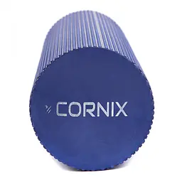 Масажний ролик Cornix EVA+ 60 x 15 см (валик, ролер) XR-0309 Navy Blue - мініатюра 5