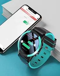 Дитячий смарт годинник Lemfo M67 з GPS трекером, 4G LTE, SIM-картою, відеодзвінком, прослуховуванням, геолокацією, Wi-Fi та кнопкою SOS Синій - мініатюра 9