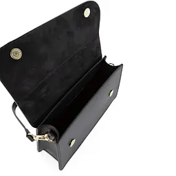 Сумка жіноча шкіряна кросбоді Virginia Conti 04175 чорна - мініатюра 3