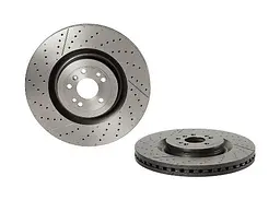 Диск гальмівний вентильований перфорований Mercedes Gle, Gl, M-class, Gls 11-19р Brembo (09.B805.11) - мініатюра 2