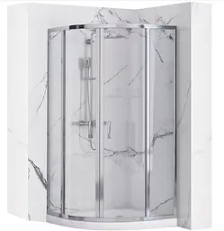 Душова кабіна Rea Look chrom 80x80 REA-K7904, Хром, Універсальна