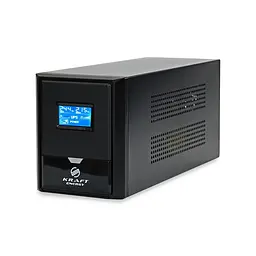 Джерело безперебійного живлення Kraft KRF-B1000VA/600W(LCD)24V UPS під зовнішній акумулятор (42-00045) - мініатюра 2
