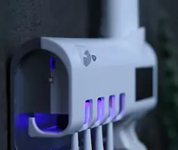 Диспенсер для зубної пасти та щітки автоматичний Toothbrush sterilizer W-020 - мініатюра 8