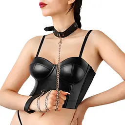 Нашийник з повідком з екошкіри Art of Sex - Emoji Collar with Leash Art of Sex SX0515 99852 - мініатюра 1