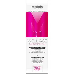 Відновлювальний еліксир Meddis Well Age Menopause для шкіри навколо очей 30 мл - мініатюра 3