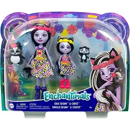 Лялька Enchantimals Скунсік Сейдж із молодшою сестричкою (HCF82) - мініатюра 2