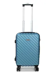 Валіза маленька S ABS-пластик Madisson Snowball 03403 58х38х23см 35 л Блакитний - мініатюра 2