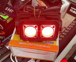 Налобний ліхтарик X-Balog K372 акумуляторний L-31-2COB USB-Type-C white+red - мініатюра 6