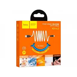 Кабель Hoco X14 Pisces Cable USB to Lightning 2A 1m Black - мініатюра 2