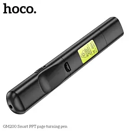 Лазерний пульт HOCO GM200 Smart PPT page turning pen чорний