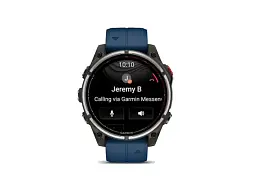Смарт-годинник Garmin Fenix 8 Pro 47 mm AMOLED Marine GPS Titanium with Blue Silicone Band (010-03198-50) - мініатюра 3
