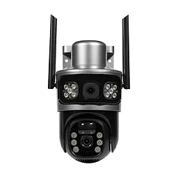 IP PTZ-відеокамера автономна з 4G та сонячною панеллю 3Mp+3Mp Light Vision VLC-9430IG/2C3S (Solar) f=4mm, на акумуляторних батареях (75-00291) - мініатюра 4