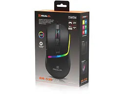 Миша REAL-EL RM-530 Black (EL123200053) - мініатюра 10