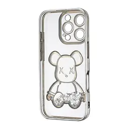 Чохол Shining Bear Case Protected Camera iPhone 16 Pro Silver - мініатюра 3