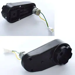 Рульовий редуктор для електромобіля M 4563 отвір для осі 10мм 12V RPM6600 довжина 17см (M 4563-ST GEAR)