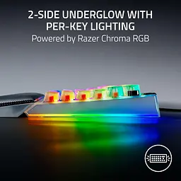 Клавіатура Razer BlackWidow V4 75% Compact Phantom White (RZ03-05003500-R3M1) - мініатюра 4