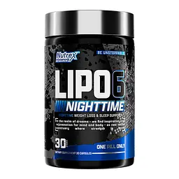 Нічний Жироспалювач Lipo-6 Black Nighttime UC - 30 капсул