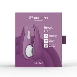 Вакуумний кліторальний стимулятор Womanizer Liberty 2 Purple Womanizer SX0523 100866 - мініатюра 10