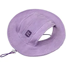 Панама Hat-Dog 5/XL вельвет лаванда з регульованою затяжкою 175