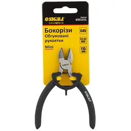 Бокорізи Sigma 115мм гумові рукоятки Mini (4351311) (4351311) - мініатюра 3