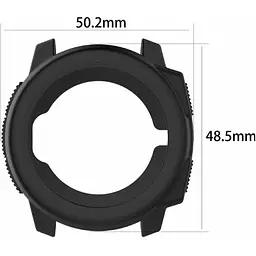 Чохол-бампер DK для Garmin Instinct Силікон Outlines (black) - мініатюра 4