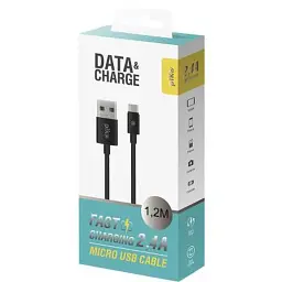 Дата кабель USB 2.0 AM to Micro 5P 1.2m black Piko (1283126494918) - миниатюра 2