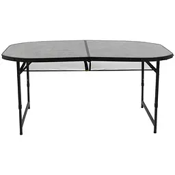 Стіл Bo-Camp Northgate Oval 150x80 cm Чорний-Сірий - мініатюра 2
