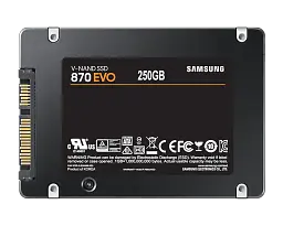 SSD 2,5 250GB Samsung 870 EVO MKX MLC 560/530MB/s
