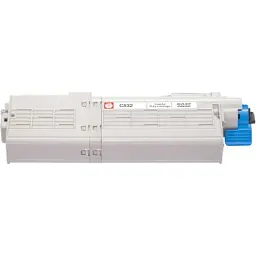 Тонер-картридж BASF OKI C532/542, MC563/573 Black 46490608 (KT-46490608) - мініатюра 2