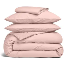 Комплект постільної білизни Cosas Sakura CS1 Євро варена бавовна рожевий (40WashedCotton_Pudra_El180x30-Pudra_200)