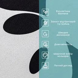 Килимок вологопоглинаючий Wall Sticker 40х60х3 мм Панда SW-00002563 - мініатюра 4