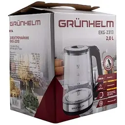 Електрочайник дисковий скляний Grunhelm EKG-2313 2л 1800 Вт - мініатюра 9