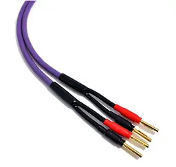 Акустичний кабель 2x4,0mm2 Banana plugs Melodika MDSC-4020 Purple Speaker cable 2m
