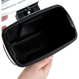 Відро для сміття MBM My Home з кришкою та педаллю 5 л сірий (BIN-15 5L SS) - мініатюра 10