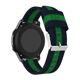 Тканинний ремінець Watchbands Cloth для Samsung Galaxy Watch 46mm - синьо-зелений (WB007CLOTHBLUEGREEN46) - мініатюра 3