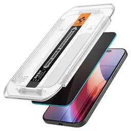 Захисне скло антишпигун Spigen Glass tR EZ Fit HD Privacy 1 Pack Transparency для iPhone 16 Pro Max (AGL07915) - мініатюра 3