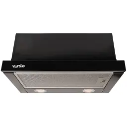 Витяжка кухонна VENTOLUX GARDA 50 BK (700) LED - мініатюра 2